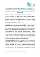 Opening Statement of Eilis Barry to the Oireachtas Justice Comittee 